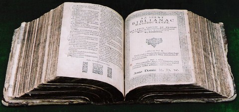 A Vizsolyi Biblia (forrás: www.vizsoly.hu)