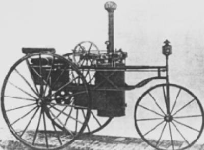 a Preiner-féle háromkerekű gőzkocsi (1875)