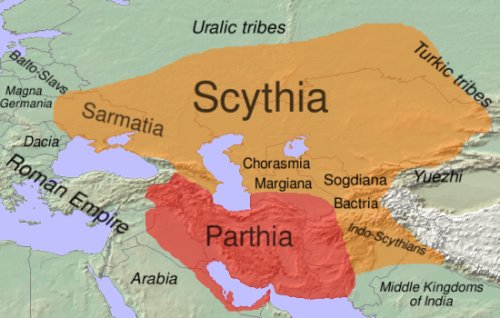 a Szkíta Birodalom (forrás: Wikipédia)