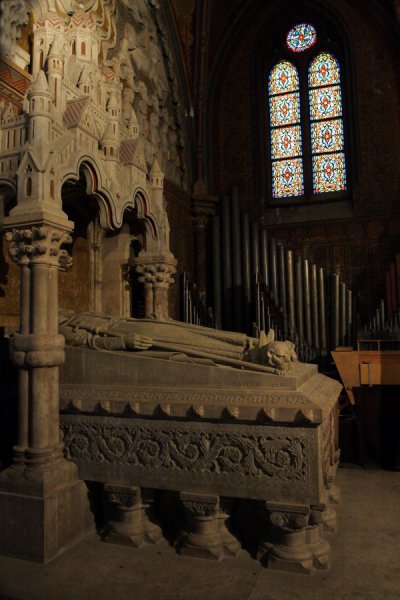 III. Béla sírja a Mátyás-templomban