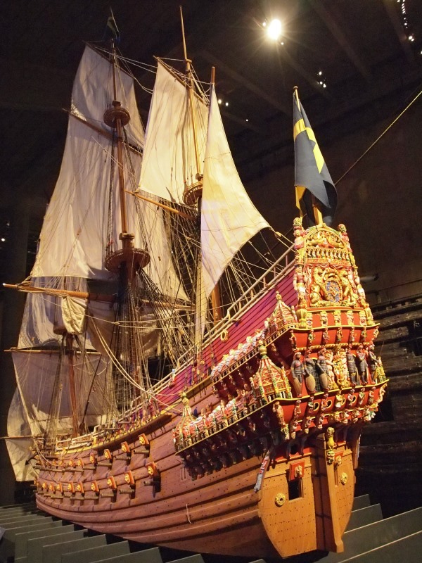 A Vasa hadihajó modellje (fotó: wikipedia.org)